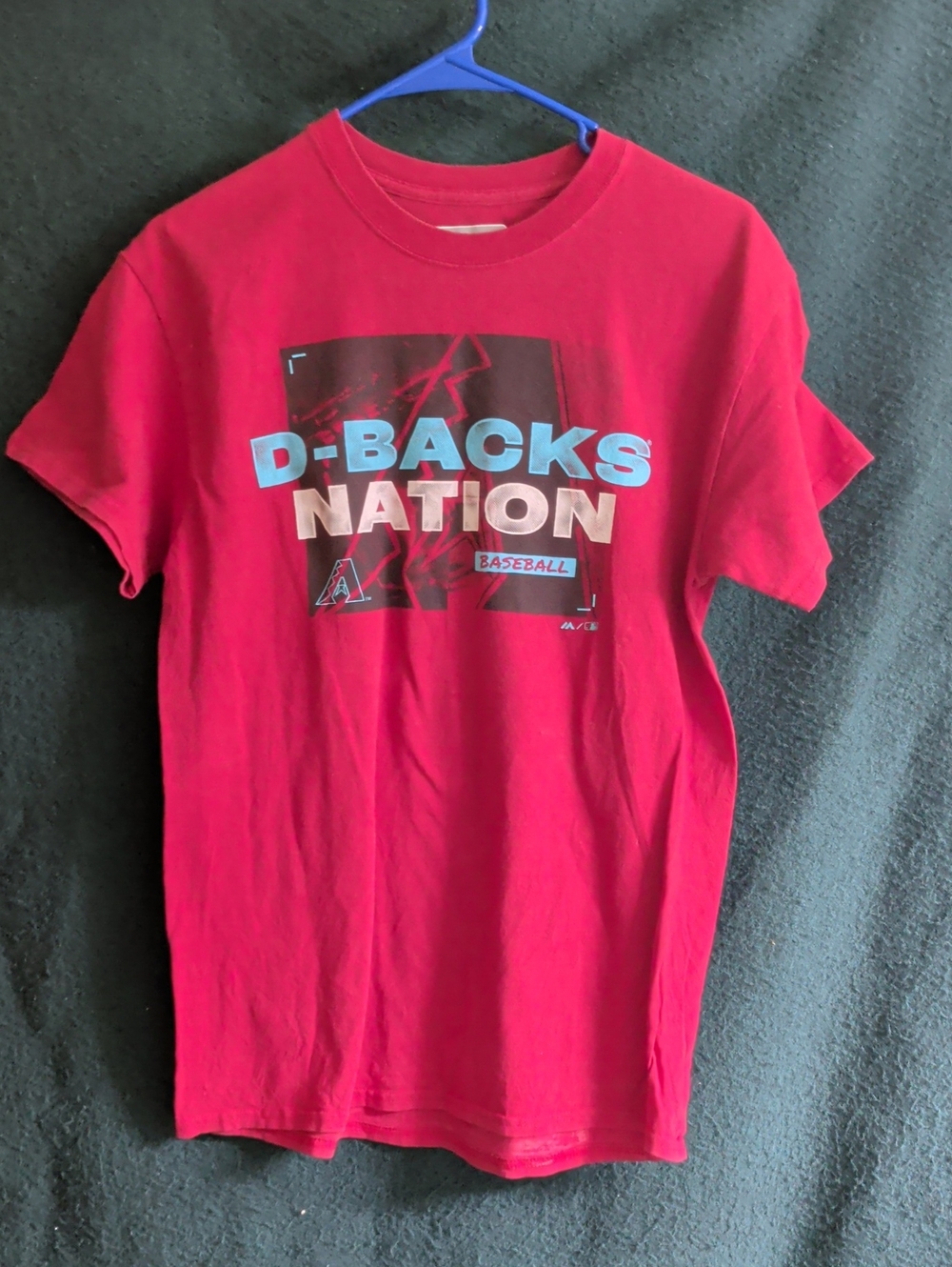 Majestic Men's Red D-Backs Nation Graphic Tee